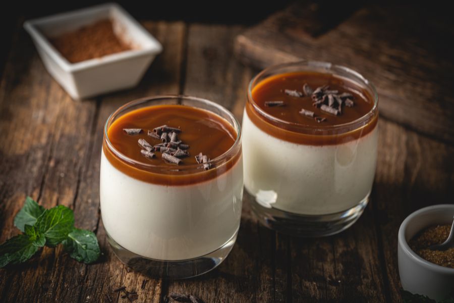 Panna cotta Vichy using a Aldi