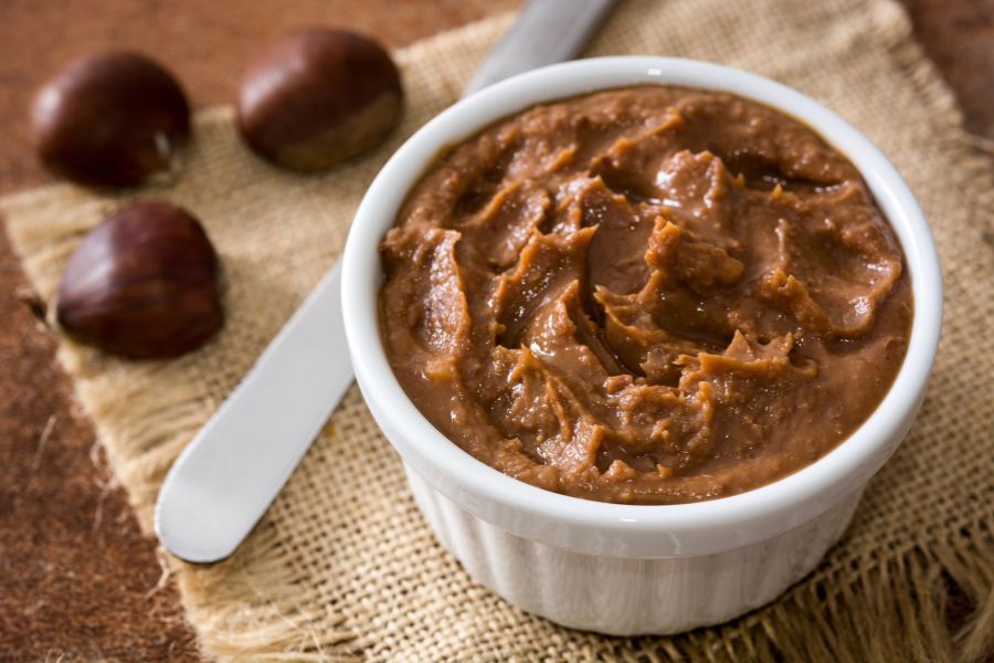 Crème de Châtaignes utilisant un Küken