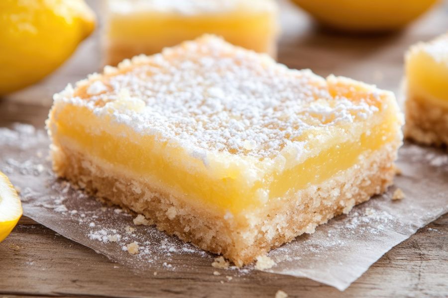 Cuadrados de limón utilizando un Magefesa