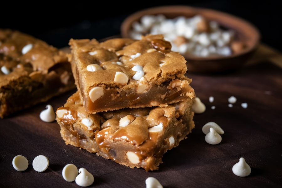 Bocados de chocolate blanco y speculoos utilizando un Magefesa