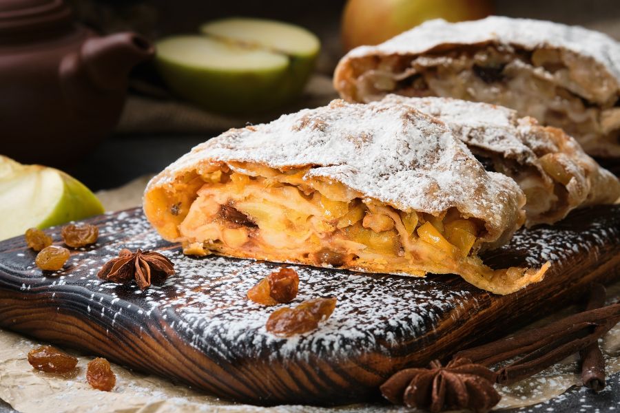 Strudel de manzana utilizando un Arthur Martin