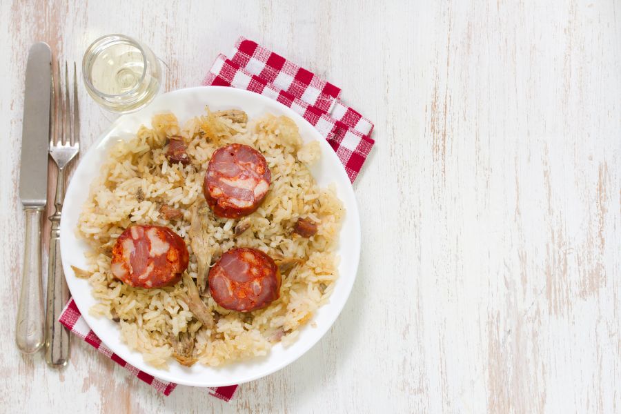 Risotto de Chorizo Fiesta utilizando un Thermomix