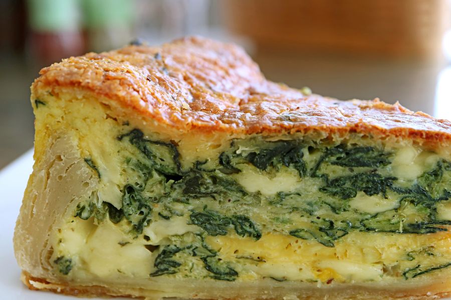 Pastel de calabacín invisible utilizando un Thermomix