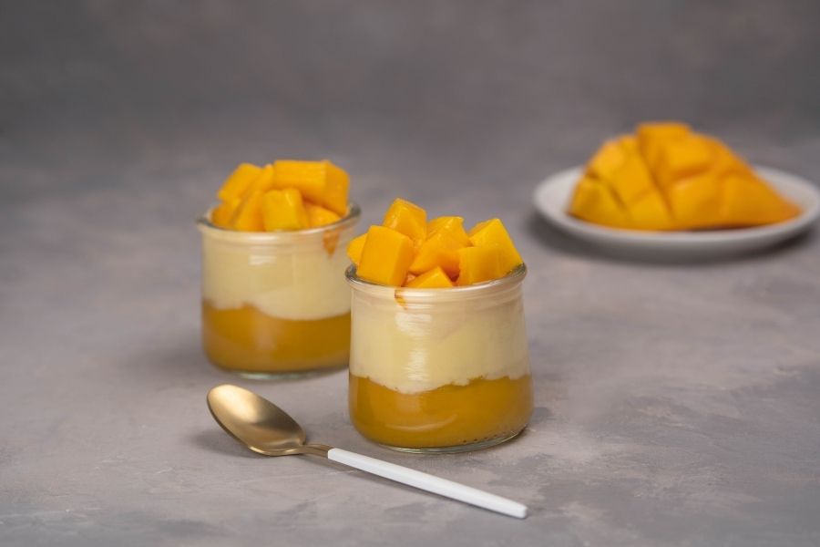 Panna Cotta Mangue utilisant un Magefesa