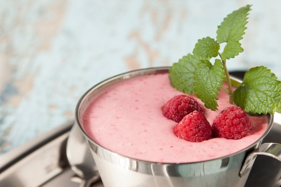 Raspberry Mousse using a Thermomix