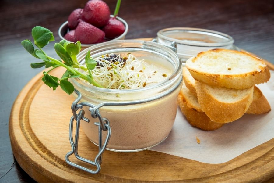 Chicken Liver Pâté using a Aldi